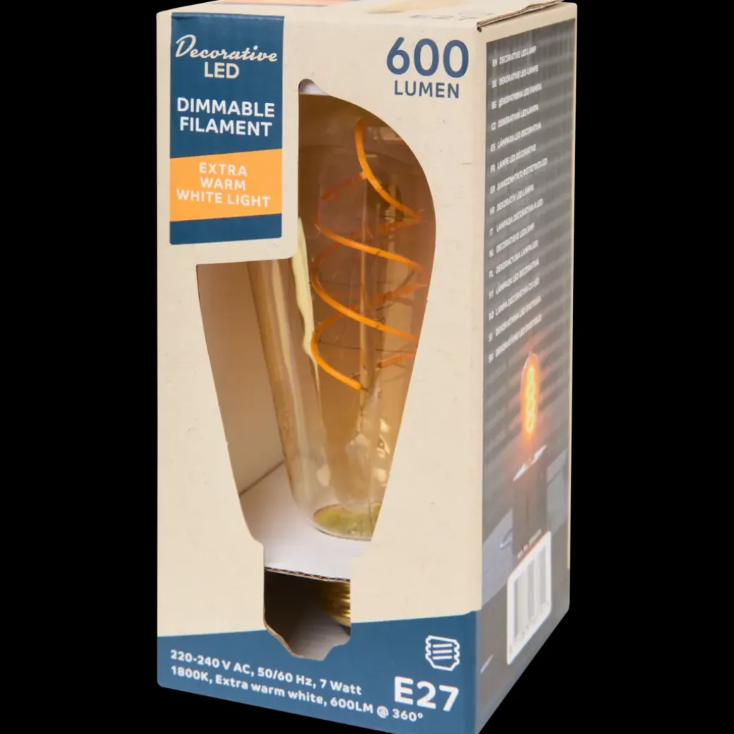 Ampoule LED à filament Eurodomest 7 watt 600 lm | Action FR