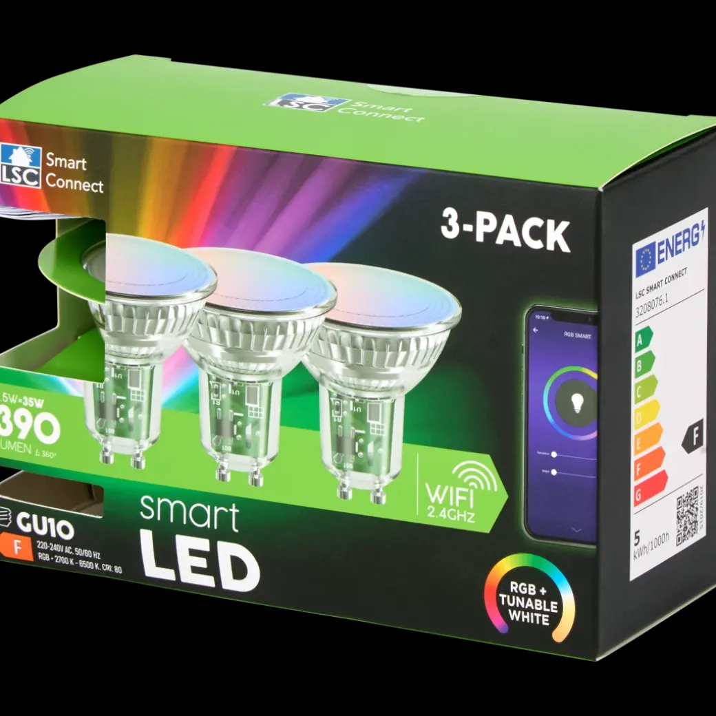 Ampoules connectées LSC Smart Connect 4.5 watt 390 lm | Action FR