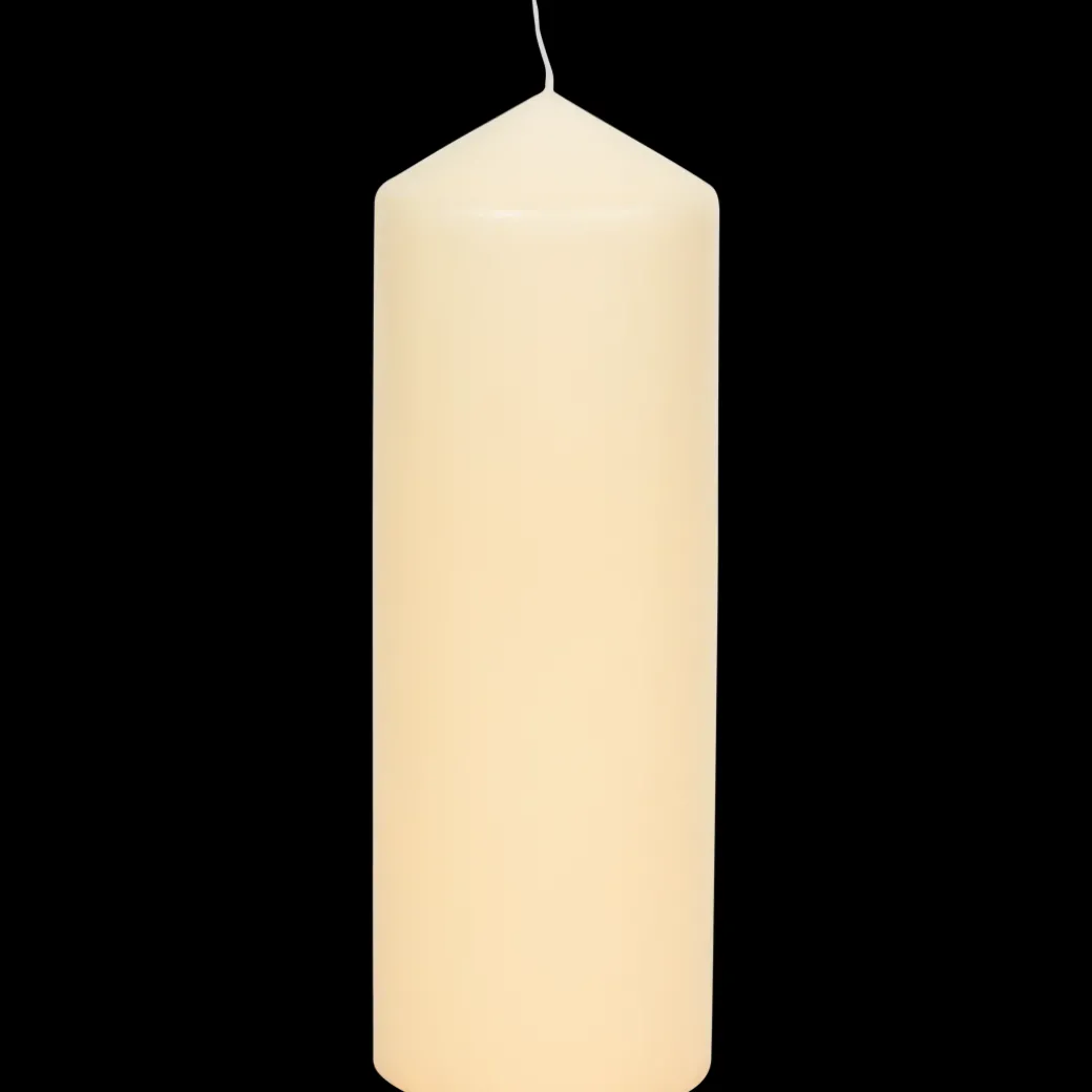 Bougie cylindrique Ivoire Blanc | Action FR