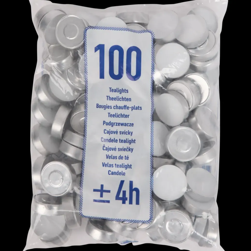 Bougies chauffe-plats blanches Blanc | Action FR