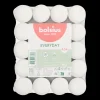 Bougies chauffe-plats Bolsius blanches | Action FR