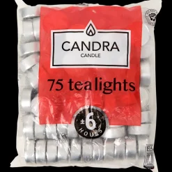 Bougies chauffe-plats Candra Blanc Blanc | Action FR