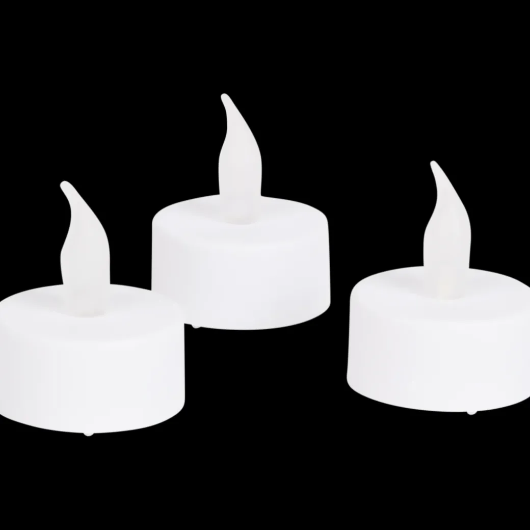 Bougies chauffe-plats LED Blanc | Action FR