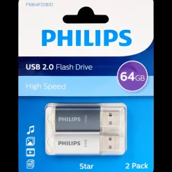 Clés USB Philips 64 gigabits | Action FR