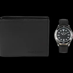 Coffret cadeau avec montre et porte-clés Alexander Brixham | Action FR