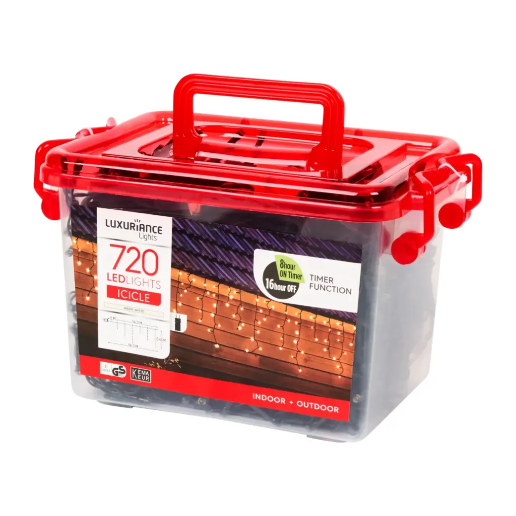 Guirlande LED stalactite Luxuriance Lights | Action FR