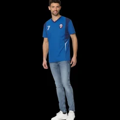 Maillot de football aux couleurs de la France Bleu Homme | Action FR