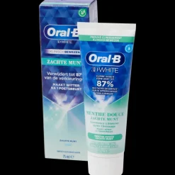 Oral-B dentifrice 3D menthe blanche | Action FR