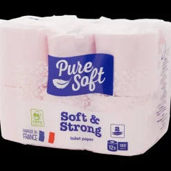 Papier toilette Pure Soft Doux et résistant 12 Pièces | Action FR