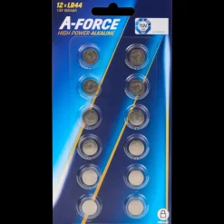 Piles boutons A-Force 12 Pièces | Action FR