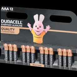 Piles Duracell Everyday Alkaline AAA 12 Pièces | Action FR