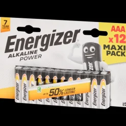 Piles Energizer Alkaline Power AAA 12 Pièces | Action FR