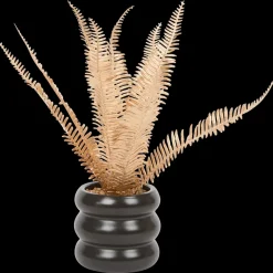 Plante artificielle dorée en pot | Action FR