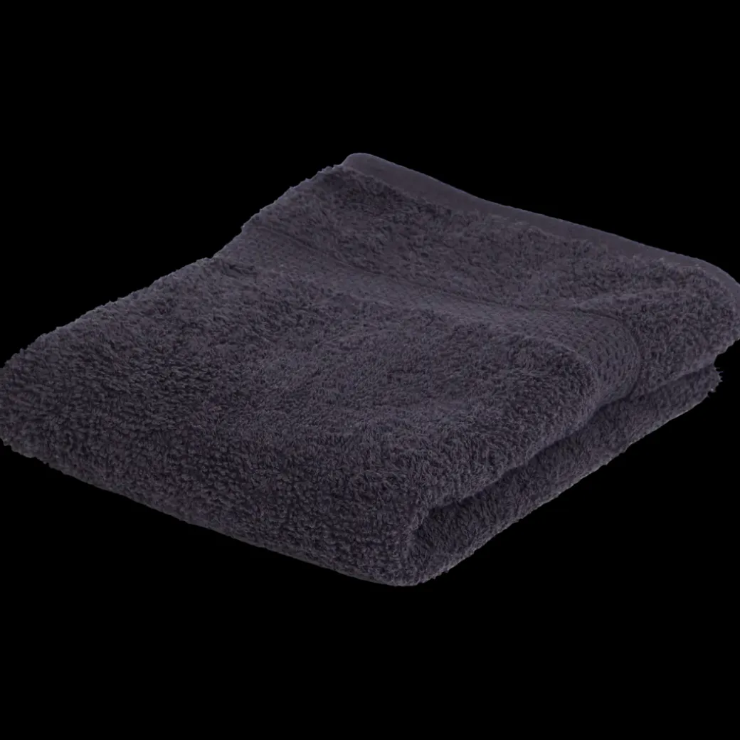 Serviette de toilette noire Capetown 50 x 100 cm Noir | Action FR