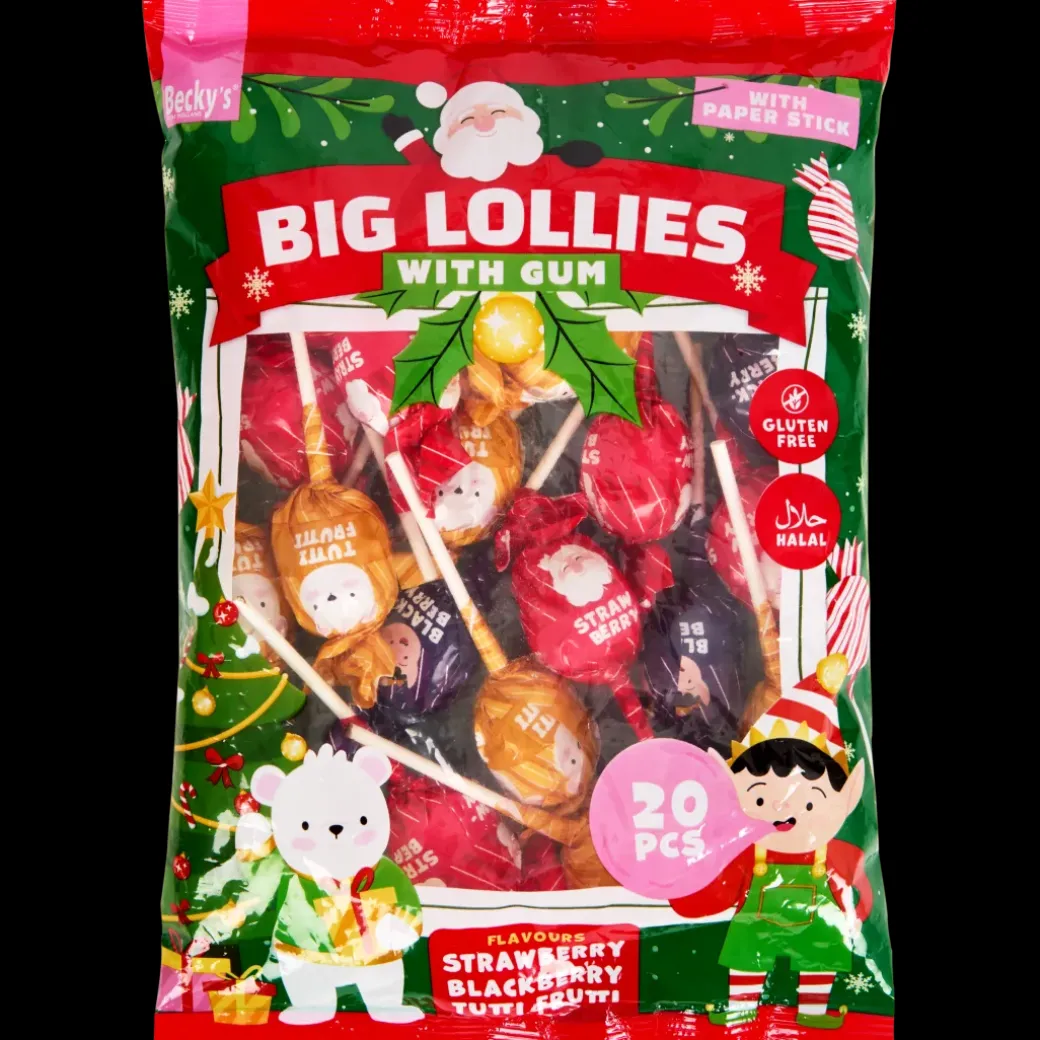 Sucettes de Noël avec chewing-gum Fundiez | Action FR