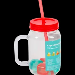 Verre avec paille et glaçons | Action FR